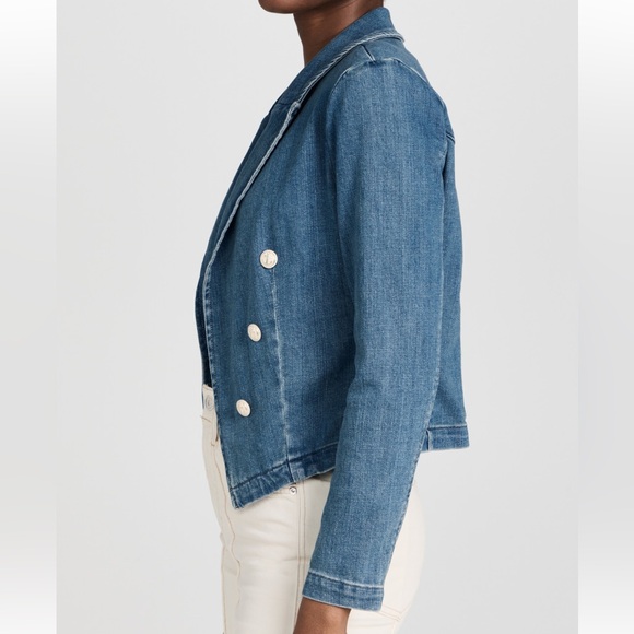 L’AGENCE Wayne crop double breast jacket - Picture 3 of 5